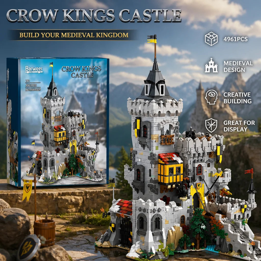 Medieval Castle Building Blocks | 4961 Pcs | Compatible Bricks | Adult Model Kit