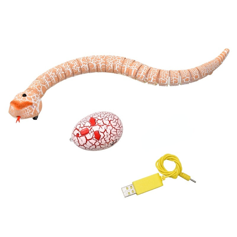 Electric Remote Control Rattlesnake Toy with Infrared Egg and Funny Mischief for Kids Toyland EU