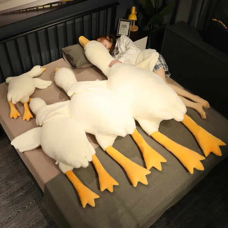 90-160CM High Quality Goose Plush Toy Giant Duck Doll Super Soft - ToylandEU