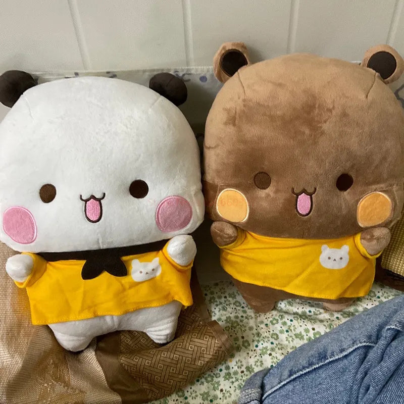 New Bubu And Dudu Panda Plush Cute  Panda Bear Kawaii Doll Stuffed Soft Pillow Toy For Children's Day Gifts