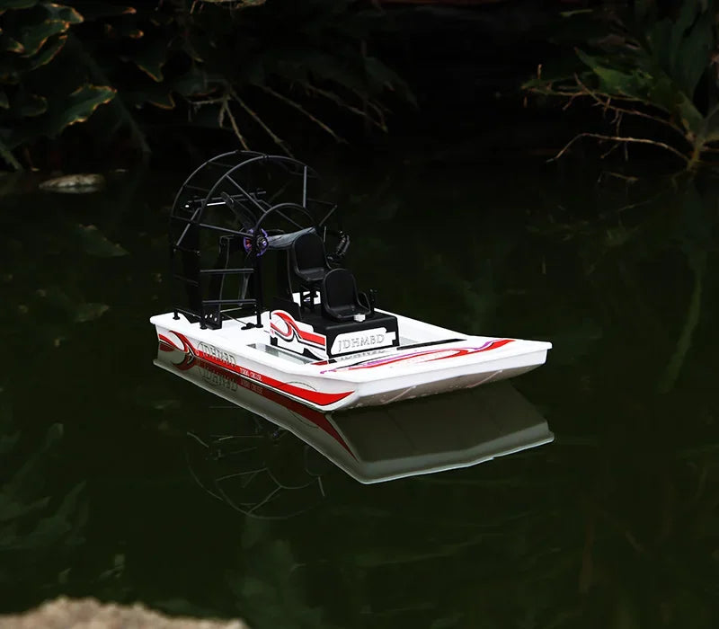 RC JDHMBD GARTT High-Speed Swamp Dawg RC Boat - Turbo Cruise Brushless Remote Control 2-Channel Watercraft