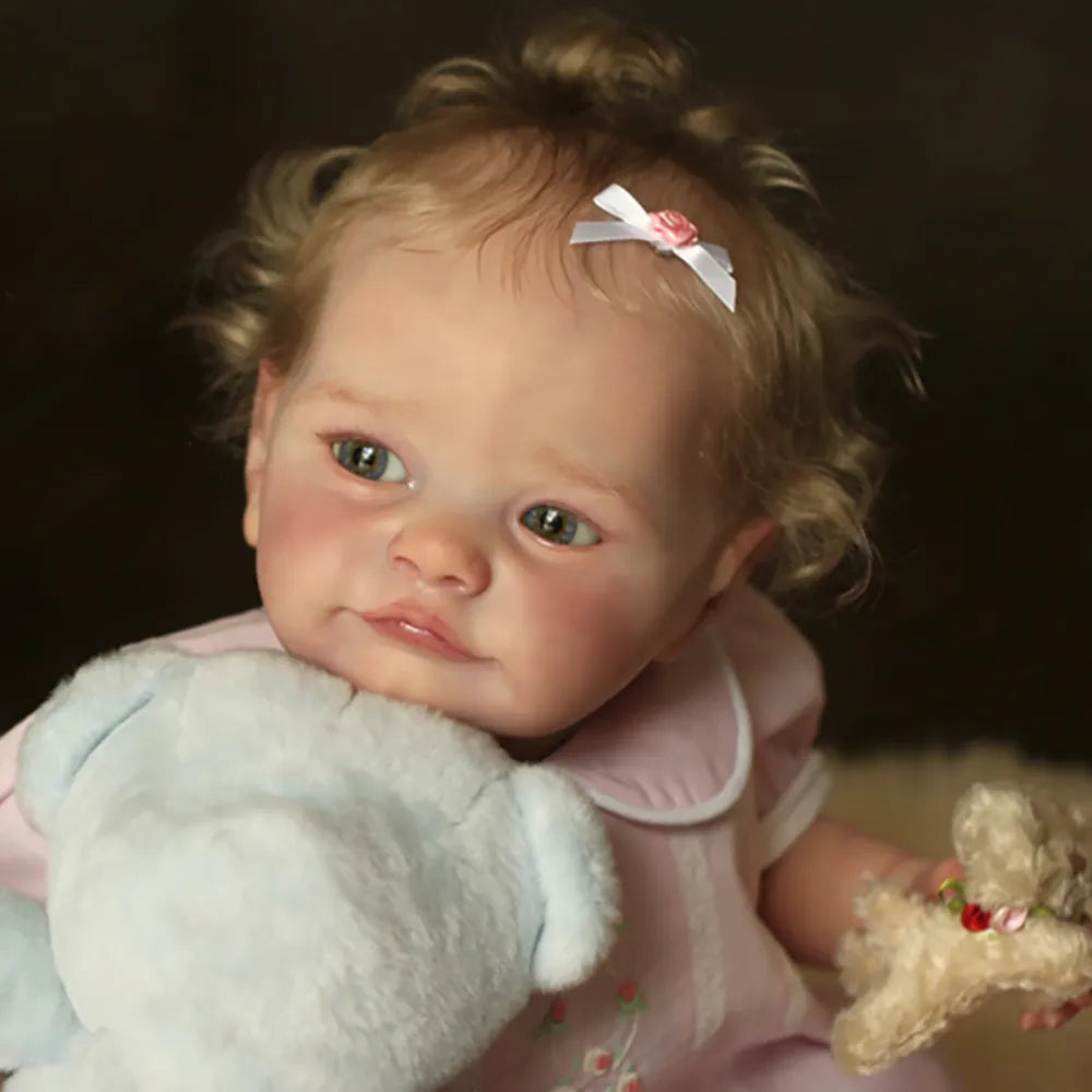 23-inch Unfinished Silicone Reborn Doll Kit for DIY Projects