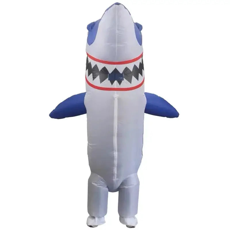Adult Big Mouth Shark Inflatable Costumes Christmas Anime Cosplay Costume Standing shark Mascot Fancy Party Role Play Disfraz - ToylandEU