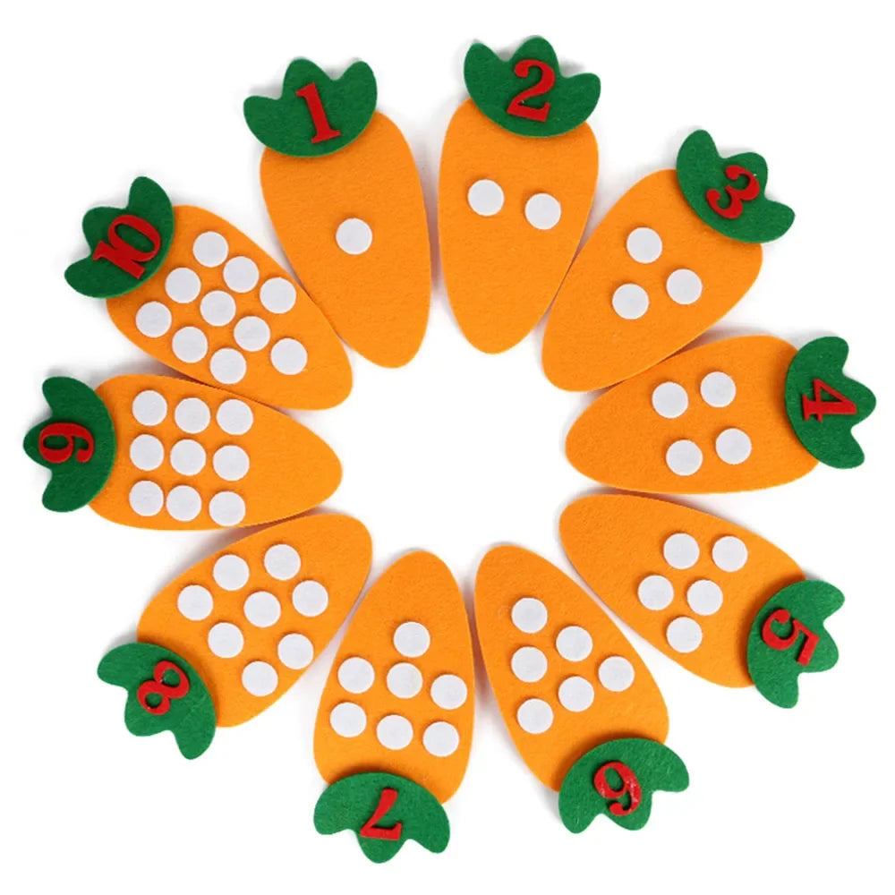 Carrot Digital Puzzle Educational Toy for Kids - Handmade DIY - ToylandEU