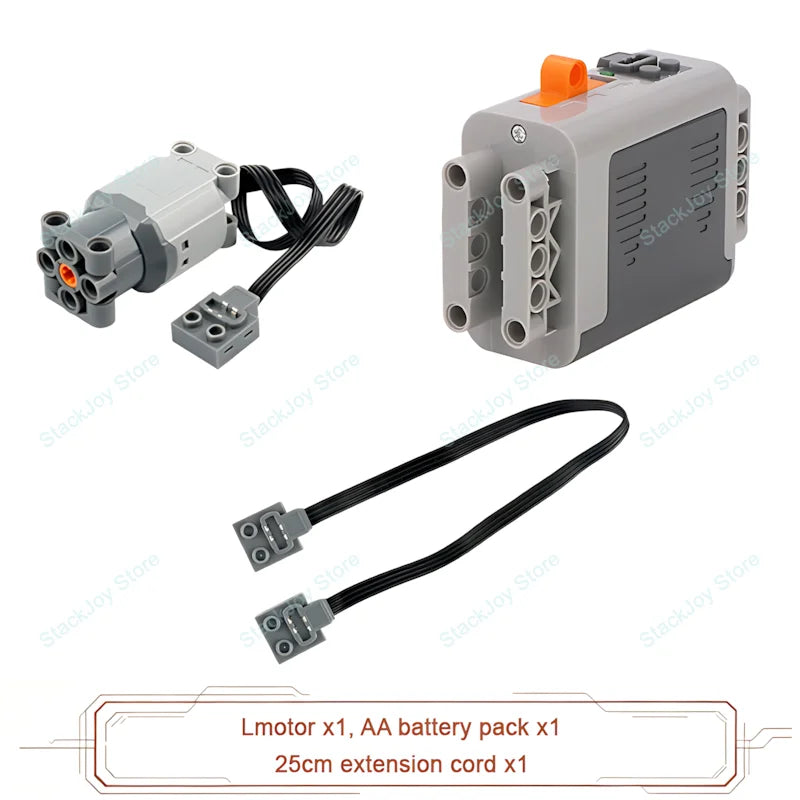 IR Motor Battery Box | Power Functions Compatible | Lego Model Bricks