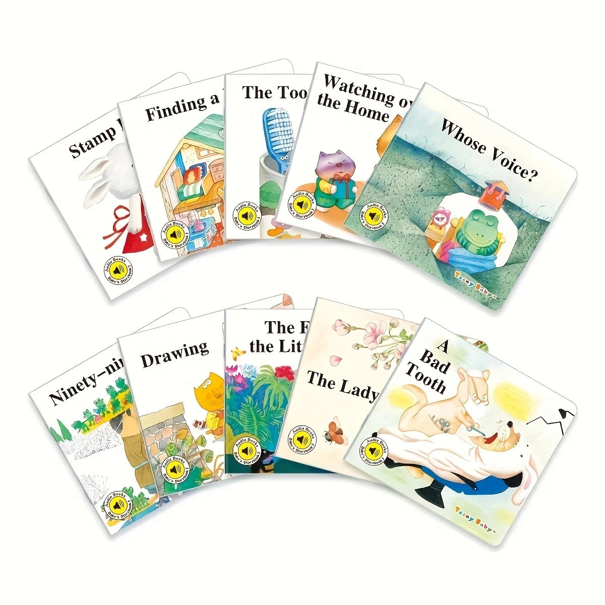 Bedtime Picture Books Set for Kids Ten Charming English Tales