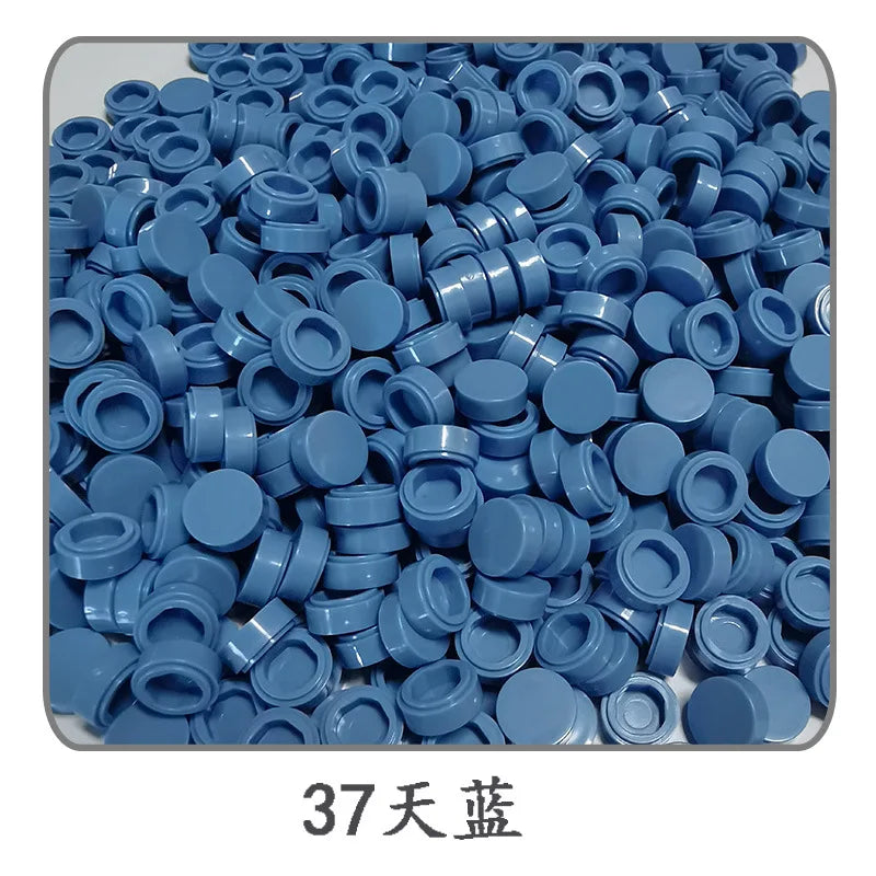 Small Particle Bricks | 1x1 Round Tiles | Compatible With Lego | MOC Builders