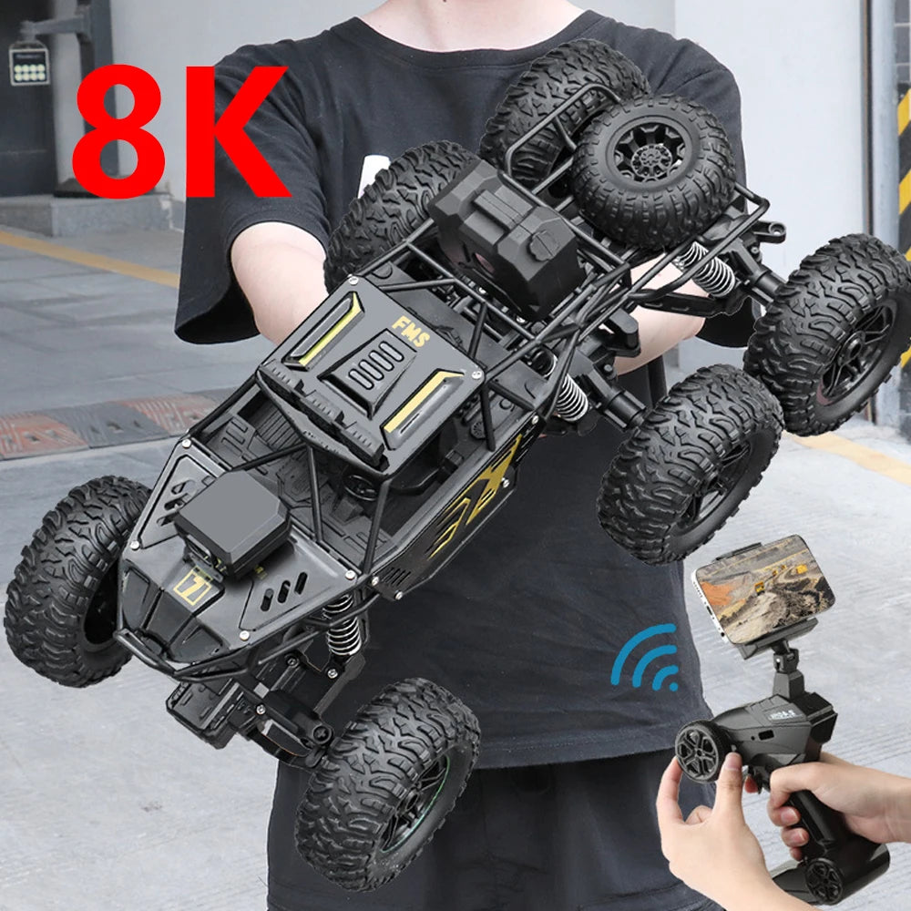 4x4 RC Car With LED Lights 2.4G Remote Controller Pro