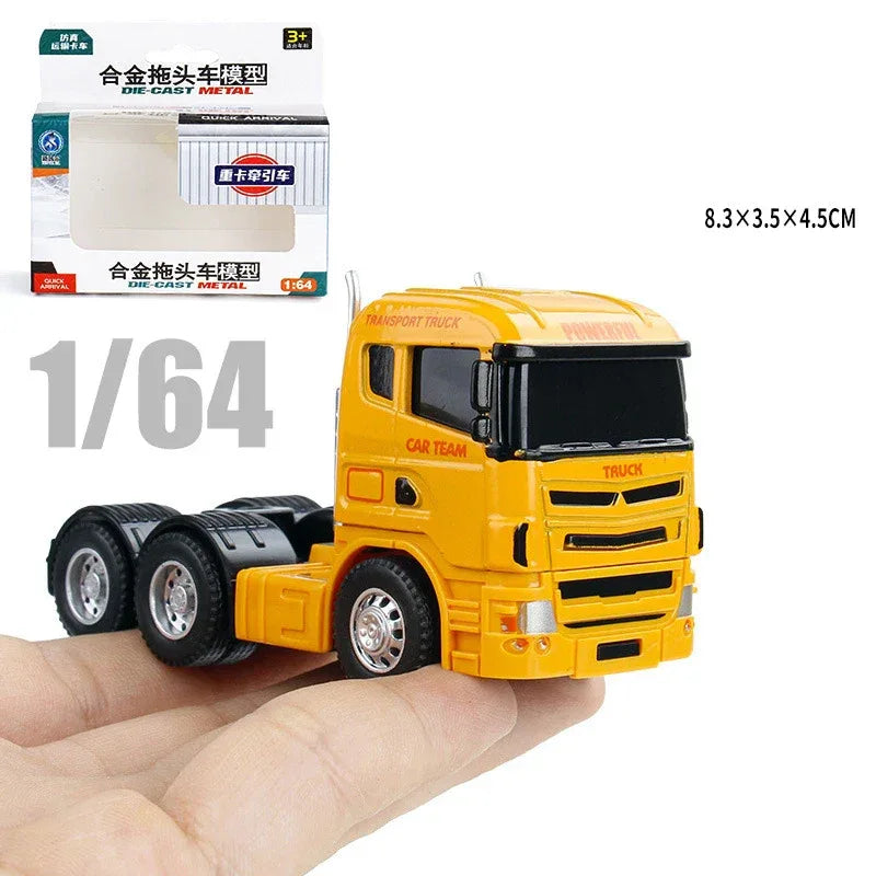 Diecast 1 To 64 Scania Container Truck Movable Joint For Collectors