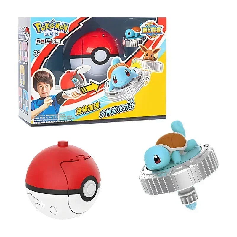 Pokemon Spinning Top Arena | 7.5 cm | Pikachu Launcher | Pikachu