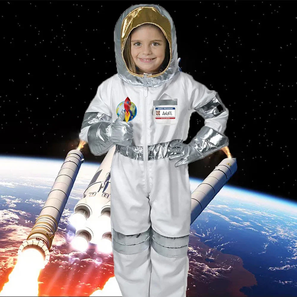 Cosmic Adventure Kids Astronaut Costume - Perfect for Costume Fun!