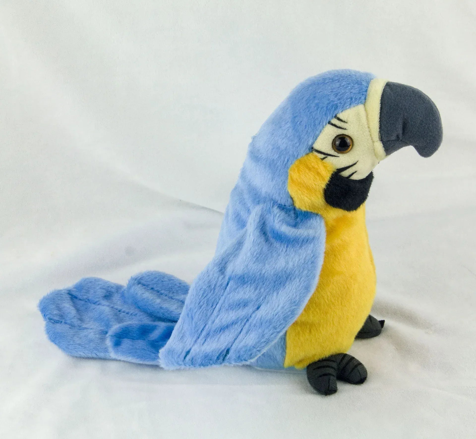 Talking Macaw Parrot Plush Toy With Voice Recording - ToylandEU