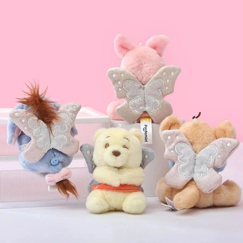Plush Character Keychains | Winnie Pooh Set | Soft Bag Pendant | 11Cm To 30Cm
