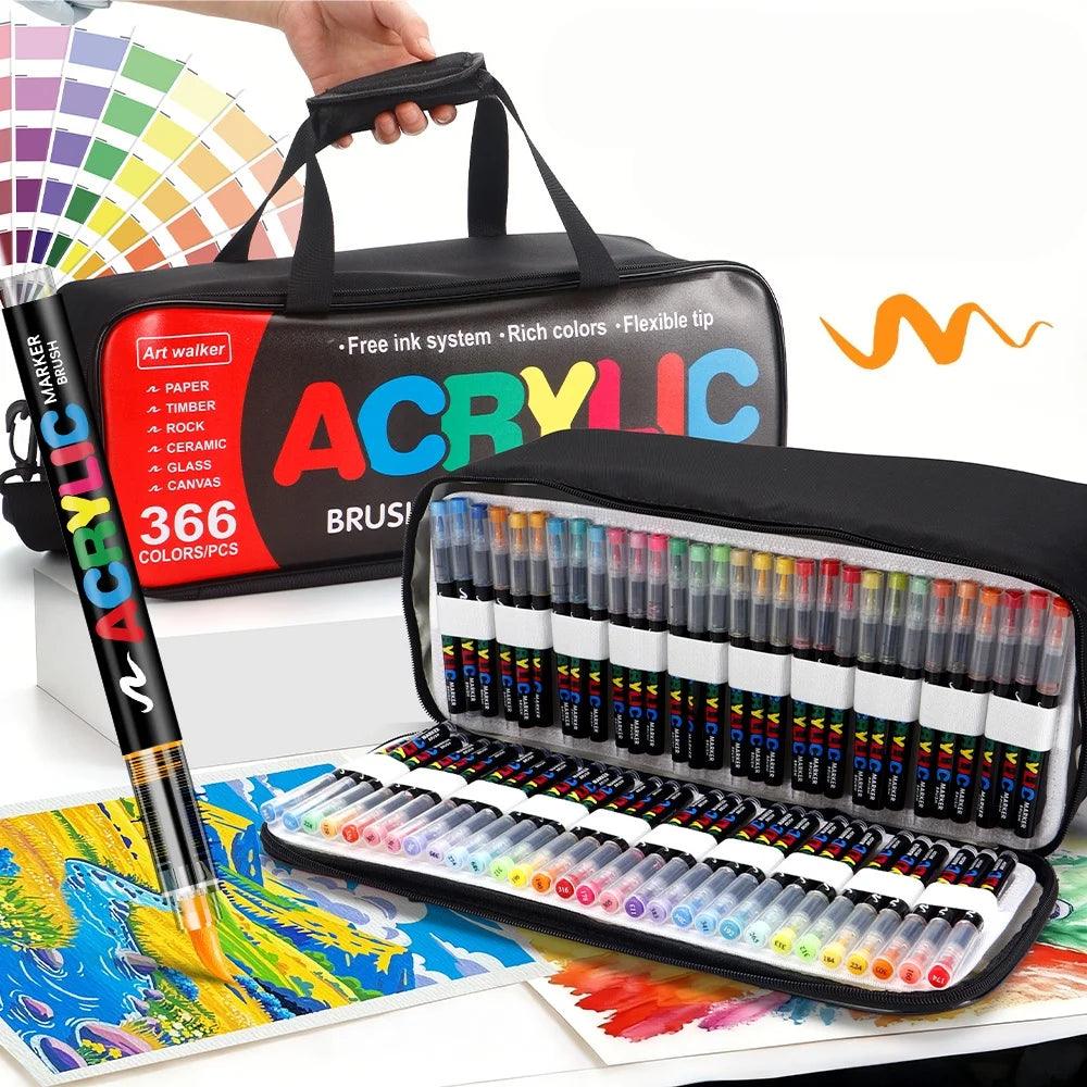 Acrylic Paint Markers | 288 Pcs | Toylandeu™