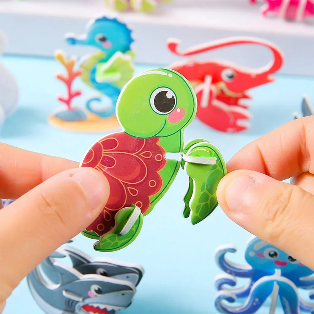 Paper Jigsaw Puzzles | 3D Educational Toy | Early Education | 30 Pieces