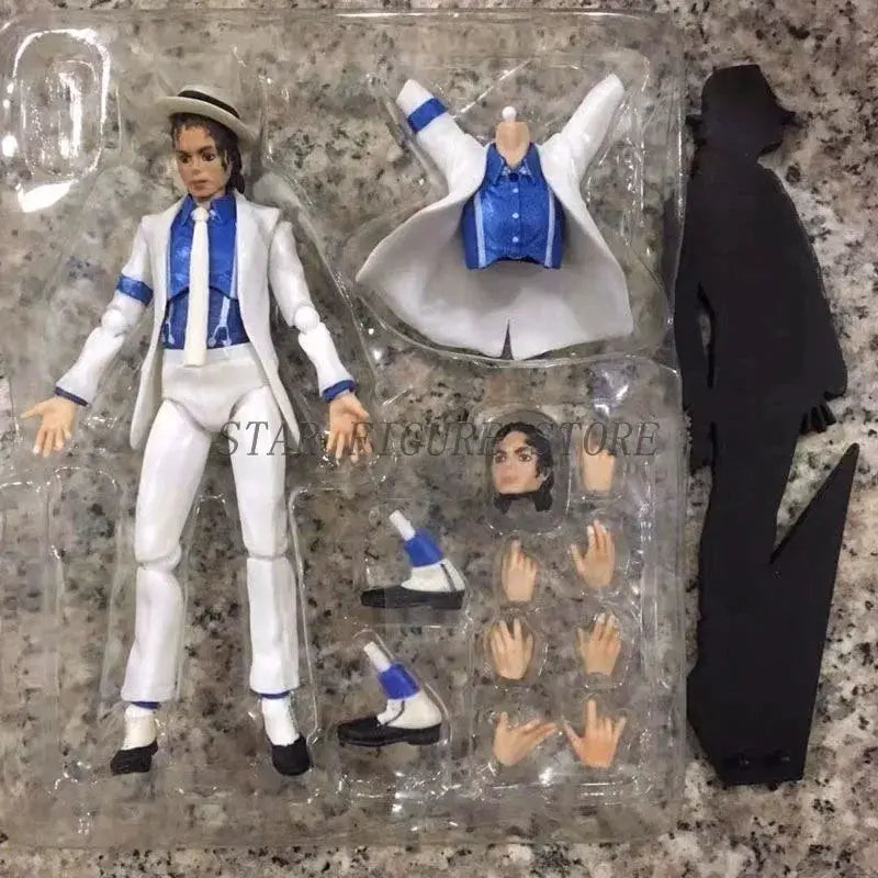 Figma 096 Michael Jackson Action Figure 14cm PVC Collection Decoration Smooth Criminal Movable Figurine Anime Jackson Model Toys - ToylandEU