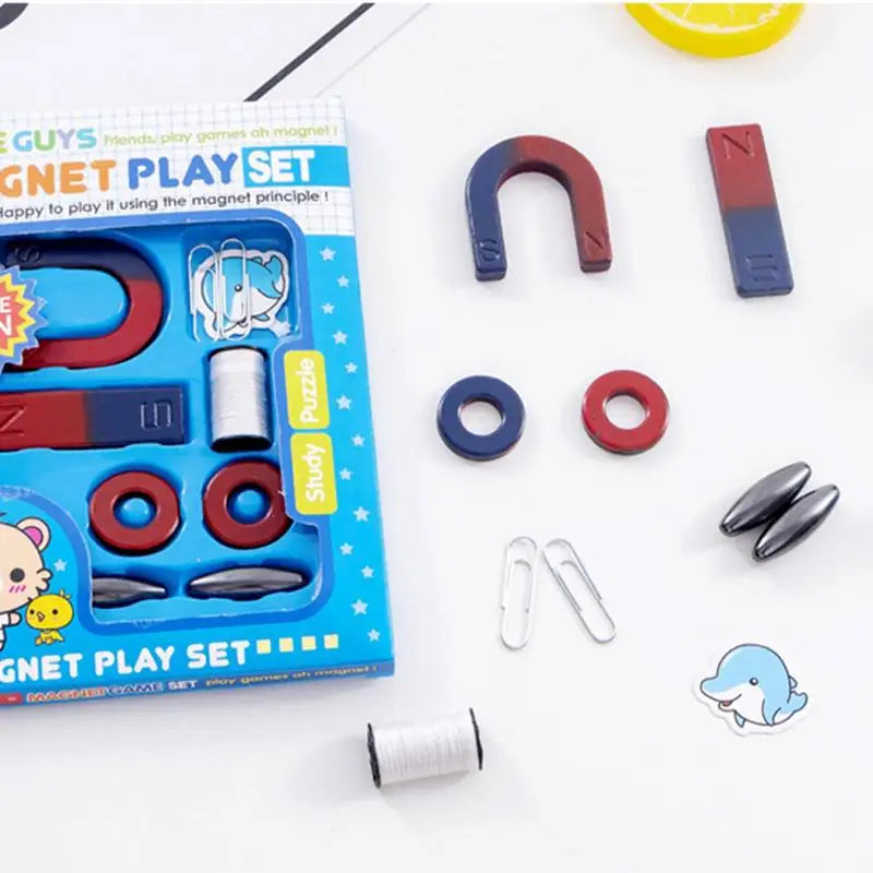 Magnets Set for Basic Physics Learning and Science Experiments - ToylandEU