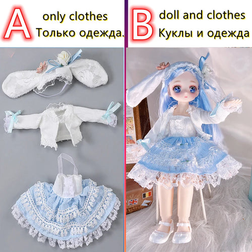 Anime Face Doll and Fashion Princess 1/6 Replacement Clothes Set ToylandEU.com Toyland EU