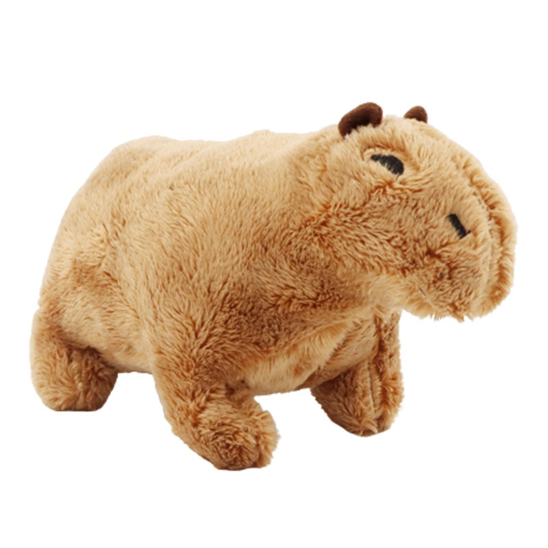 18cm Capybara Plush Toy - Soft Stuffed Animal for Kids Birthday Gift and Home Room Decor