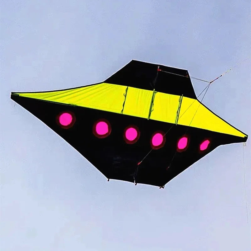 Large Foldable UFO Kite with Durable Ripstop Nylon Material
