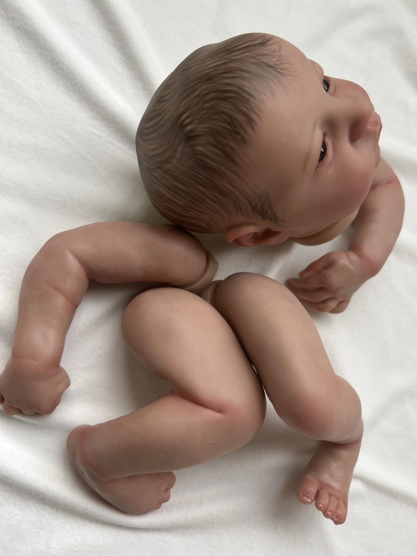 NPK 19-inch Lifelike Reborn Doll Kit - Levi Awake Pose - ToylandEU