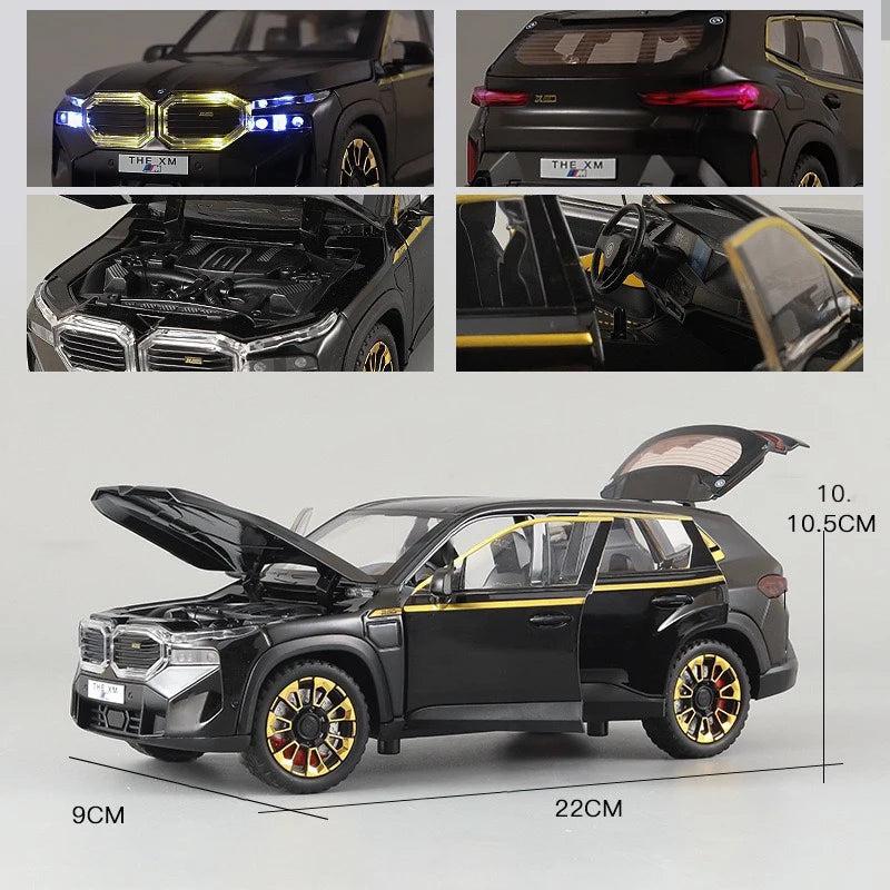 1:24 Scale BMW XM SUV Alloy Model with Sound Effects - ToylandEU