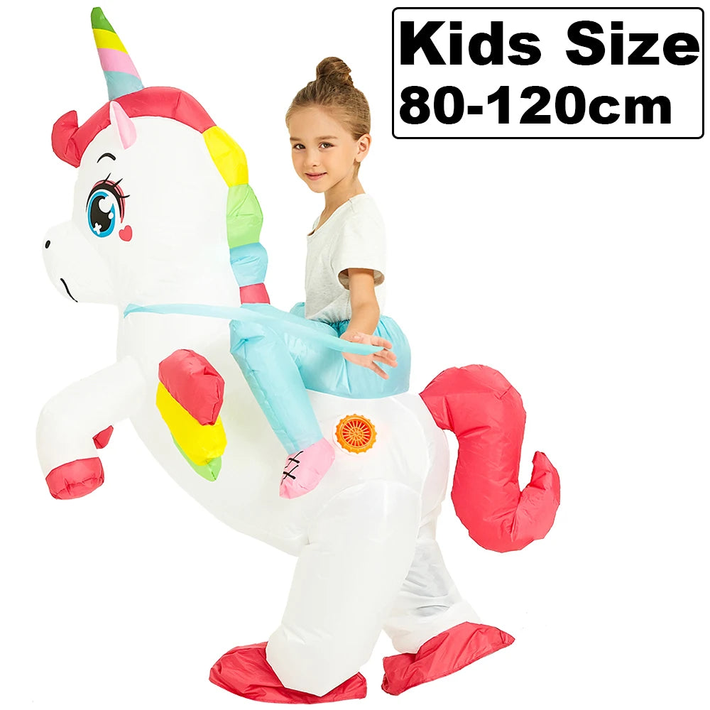 Inflatable Dinosaur Costume | Unisex Fit | Air Blown | Adult Youth Party Suit