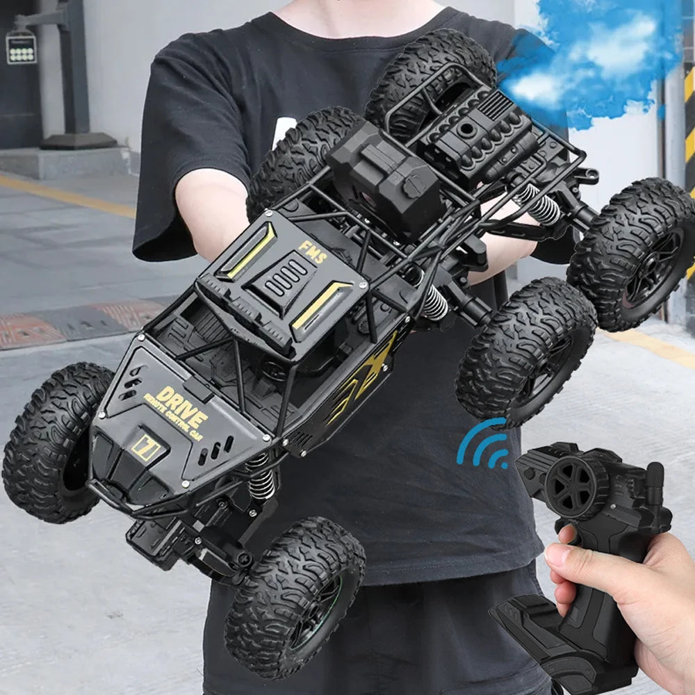 4x4 RC Car With LED Lights 2.4G Remote Controller Pro