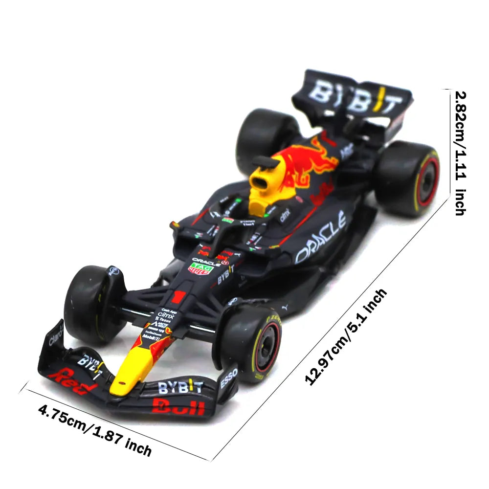 Bburago 1/43 Scale 2022 F1 Red Bull RB18, Ferrari F1-75, and Mercedes AMG W13 Racing Cars Diecast Models