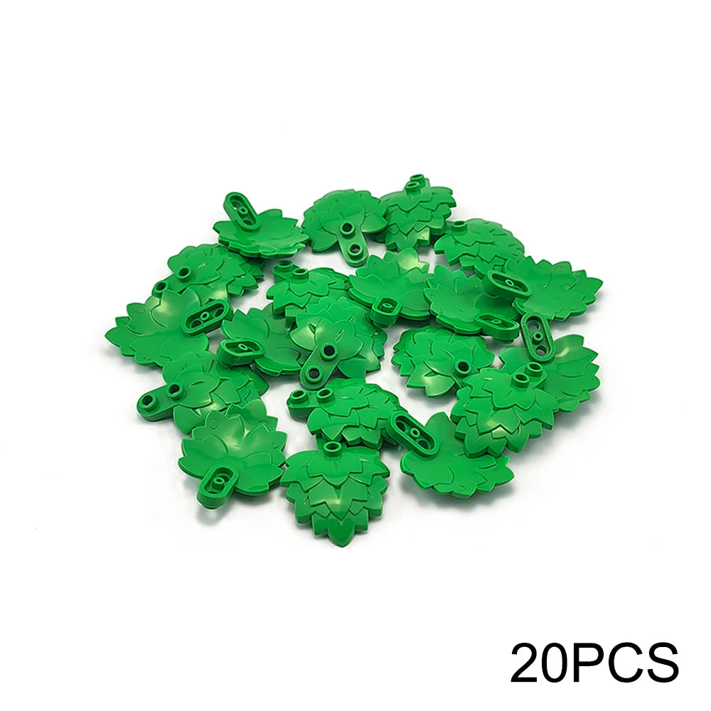 Block Trees | Compatible Brick Design | Plastic Garden Style | Unisex Model
