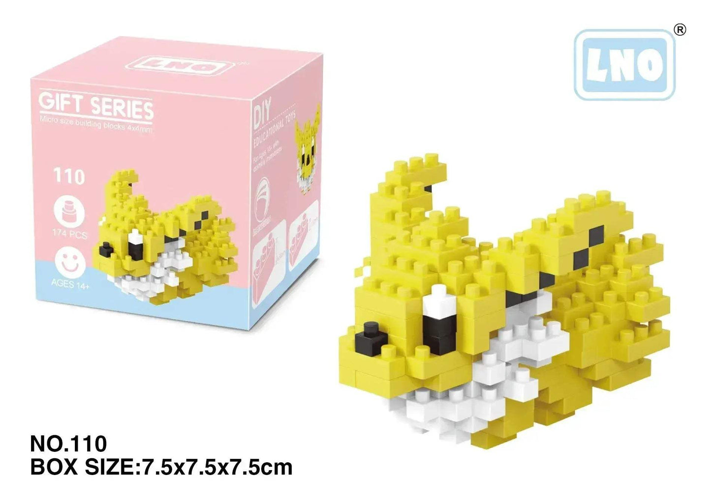 Pokemon Nanoblock Charizard Kyogre Groudon Rayquaza Set Educational - ToylandEU