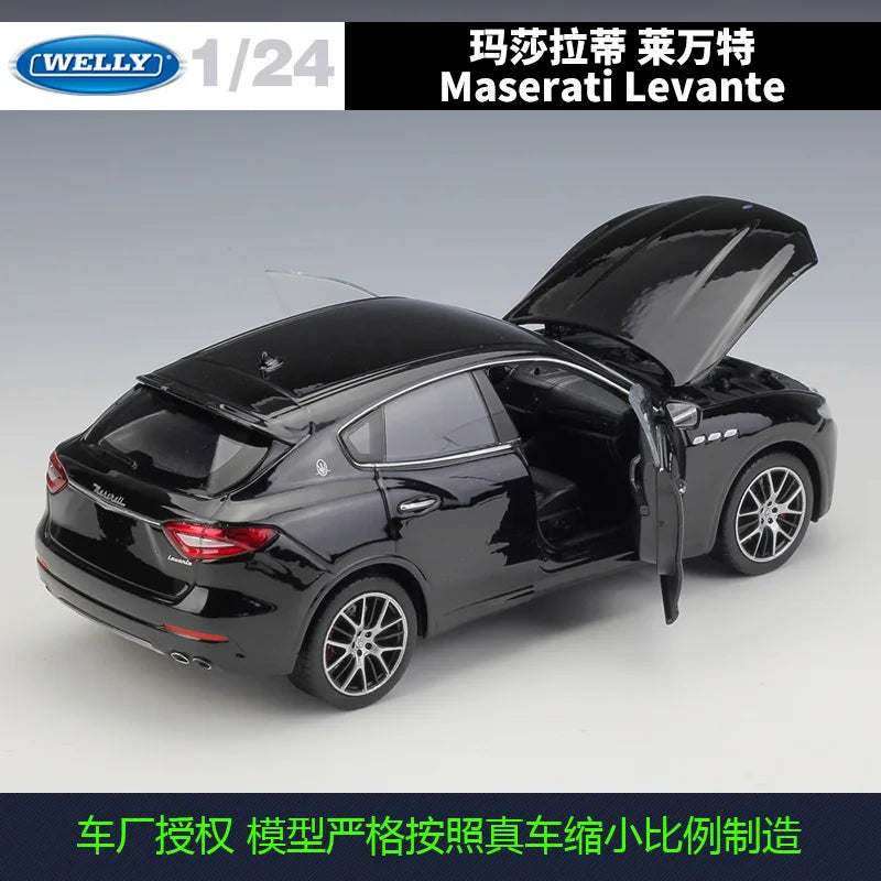 Diecast Car Model | Maserati Levante 1:24 Scale | Alloy Diecast Vehicle