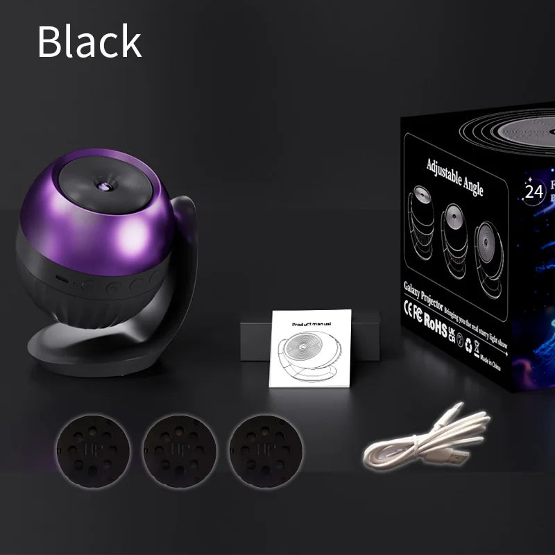 Galaxy Projector | 24 LED Modes | Rotating Starry Sky | Kids Night Light