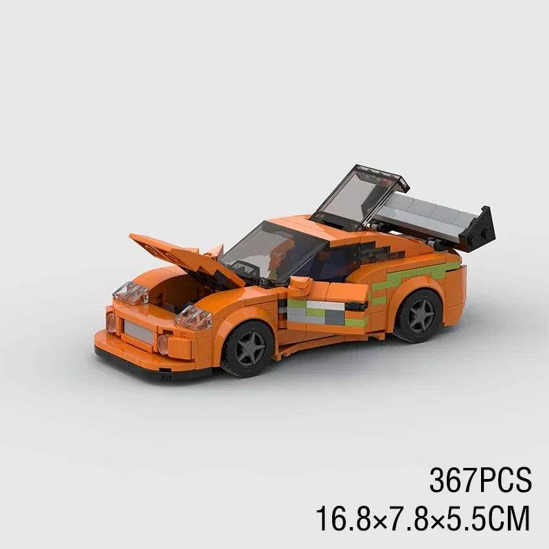 Moc Speed Champions AE86 Cars Racers Building Blocks Set - ToylandEU