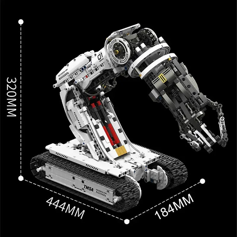Technical 1512Pcs Science Fiction Programming Robotic Arm Building Blocks High Tech Engineering Car Bricks Toys Kids Adult Gift - ToylandEU