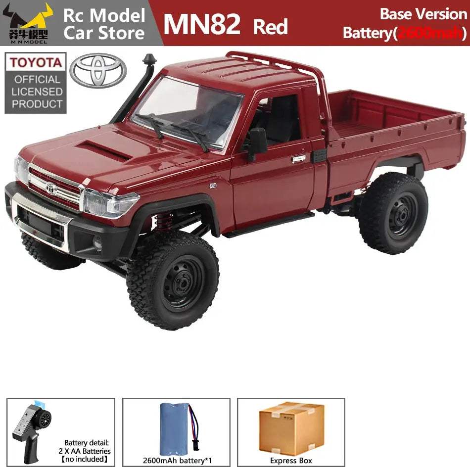 MN MODEL 1/12 4X4 Remote Control Diving Off-road Car Retro LC79 Truck Climbing All Terrain Vehicle Rock Crawler Toy for Adult - ToylandEU