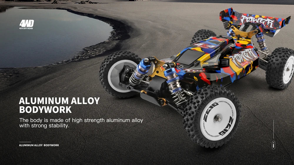 RC 124007 & 124019 High-Speed 1:12 Electric 4WD RC Racing Cars - 75KM/H & 55KM/H Drift Crawler with 3000mAh Battery