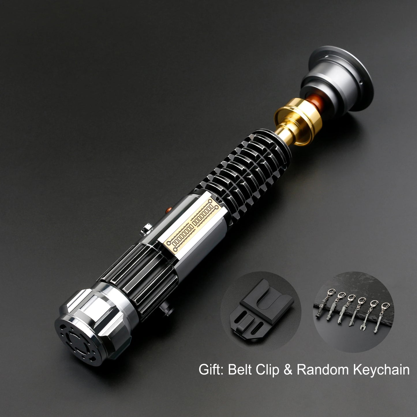Lightsaber | Neo Pixel SNV4 Smooth Swing | App Control | Obiwan Theme 30cm Hilt