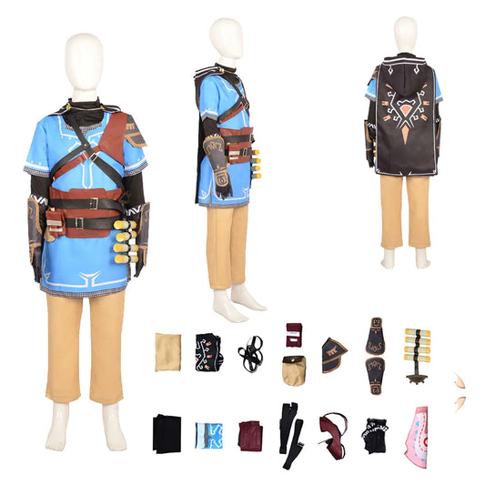 Tears of the Kingdom Link Kids Costume Set - Adventure Awaits!