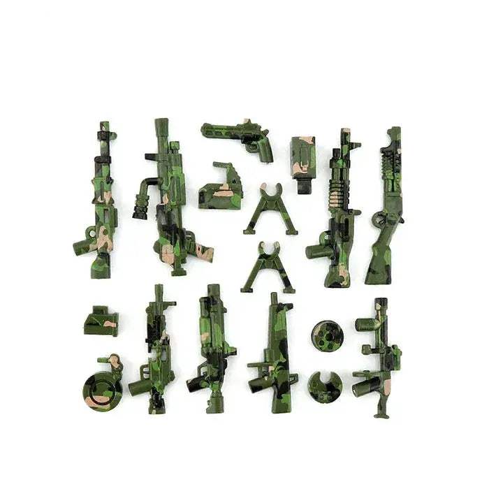 Lego Compatible Military Building Blocks Set With Off Road Vehicle - ToylandEU