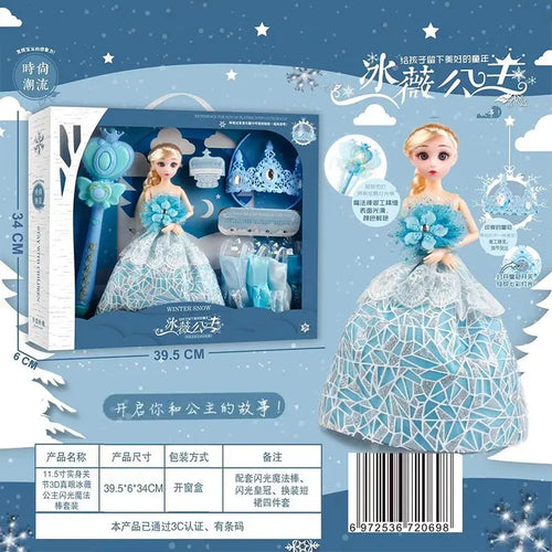 Cute Disney Frozen Princess Elsa and Anna Anime Figure Toy with Two-Year Warranty ToylandEU.com Toyland EU
