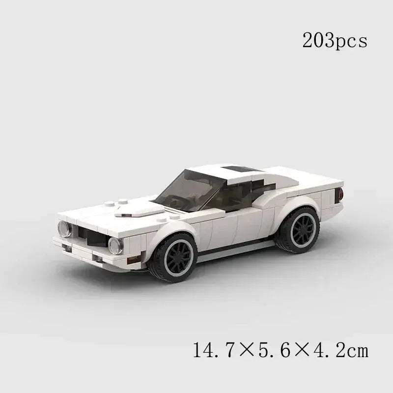 MOC LEGO Compatible Race Car Building Blocks Set For Kids - ToylandEU