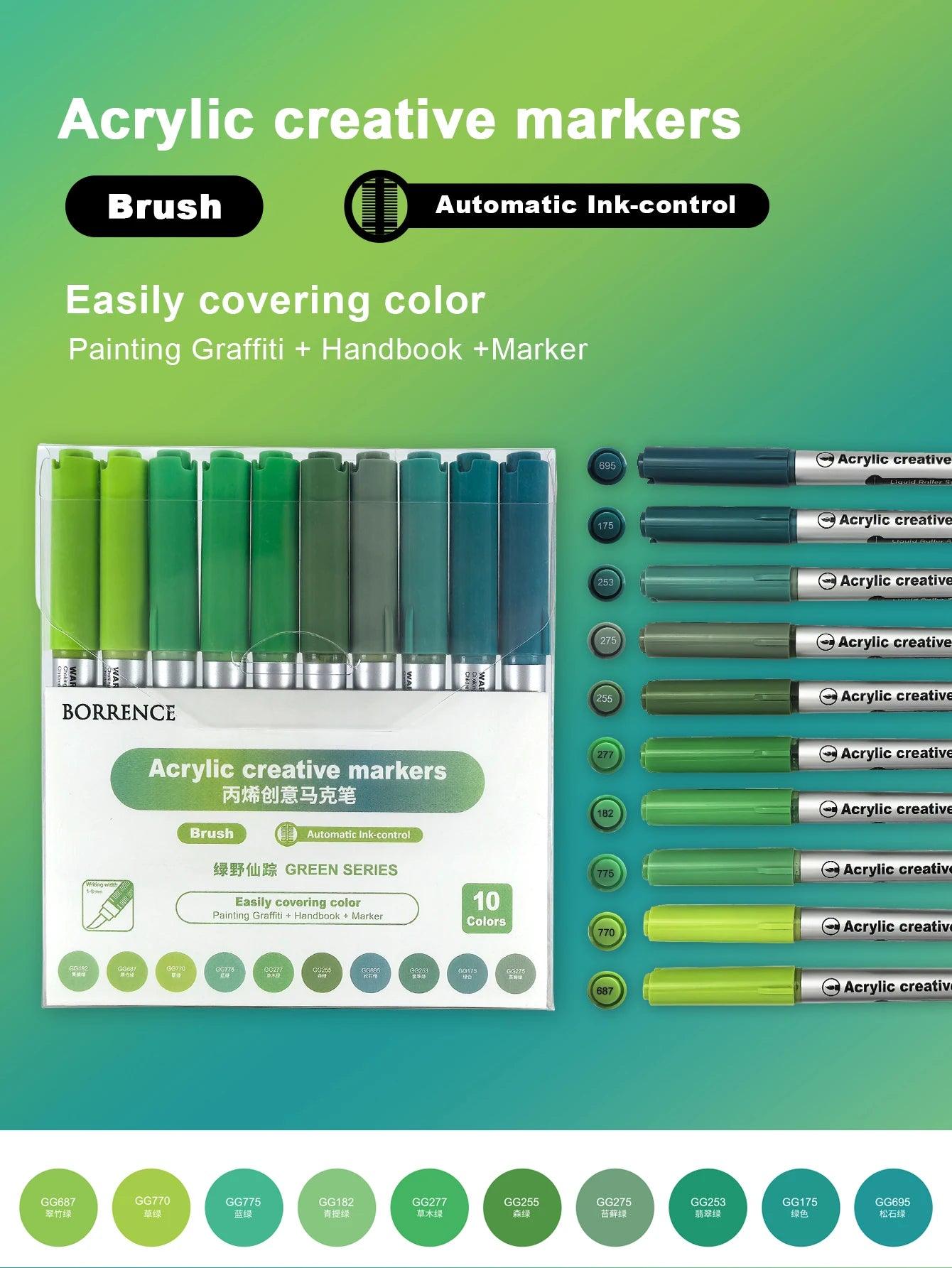 Acrylic Paint Markers | 120 Color Set | Toylandeu™