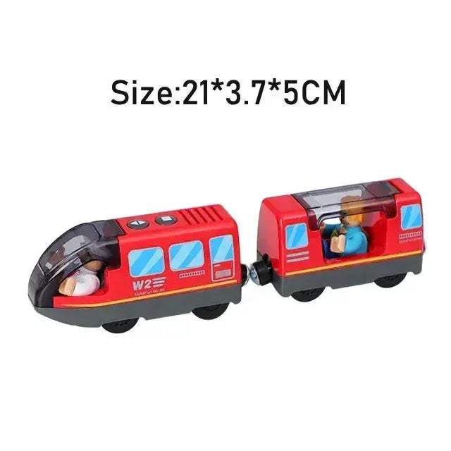 RC Electric Train Set With Diecast Locomotive And Magnetic Track - ToylandEU