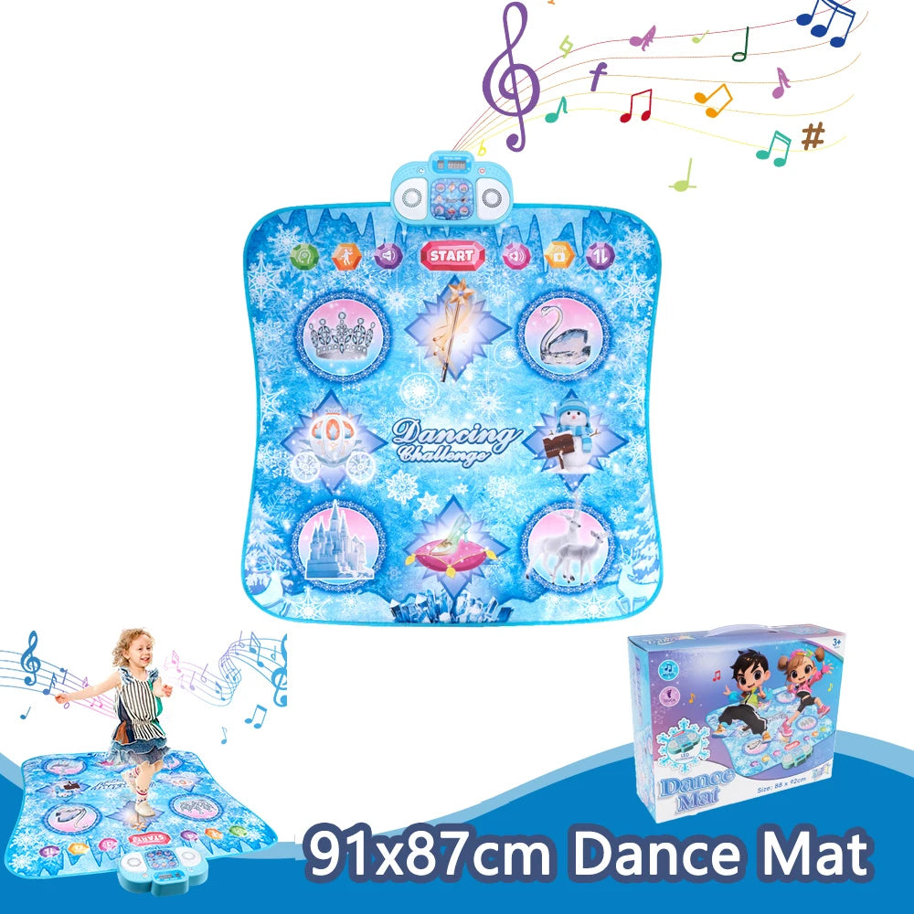 Kids Electronic Dance Mat Blanket With 9 Levels Educational Fun