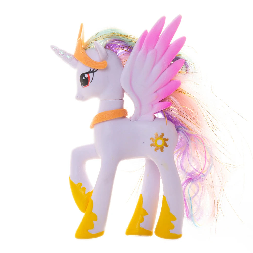 Rainbow Horse 14cm Fluttershy Sparkle Rarit Pony