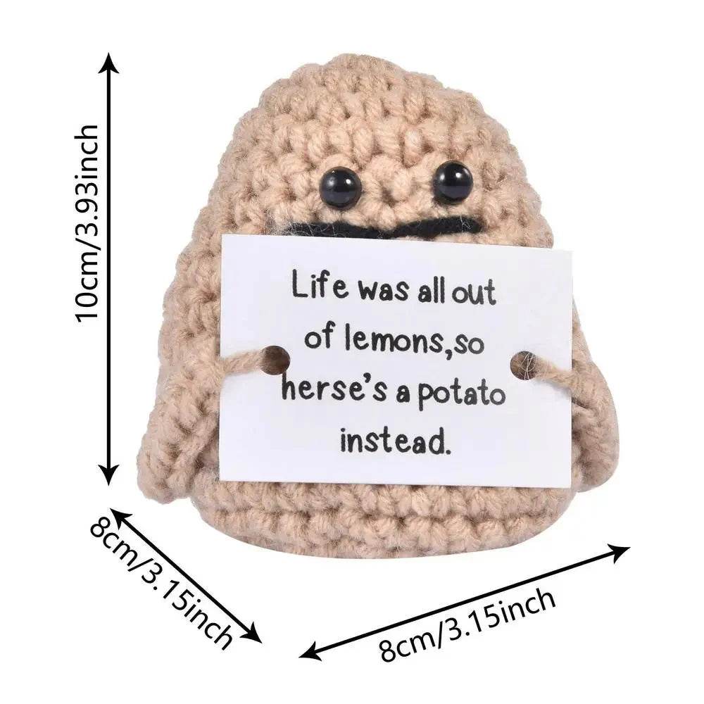 Positive Cute Potato Home Room Decor Mini Plush Doll - ToylandEU