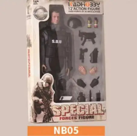 Action Figure Body | One Sixth Scale | Police Soldier | NB01 NB03 NB04 NB05 NB06