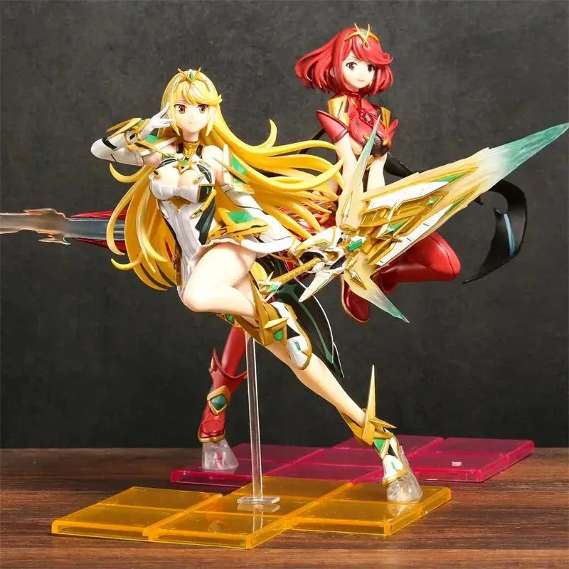 Xenoblade 1/7 Scale Chronicles 2 Hikari Mythra / Pyra Homura Figure Collectible Model Toy Desktop Doll - ToylandEU