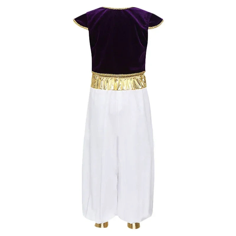 Boys Aladdin Costume - Enchanting Arabian Prince Costume for Kids